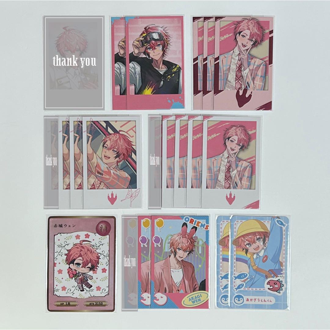 The THIRTEEN チェキ　まとめ売り バラ売り可◎【にじさんじ】赤城ウェン チェキ まとめ売り