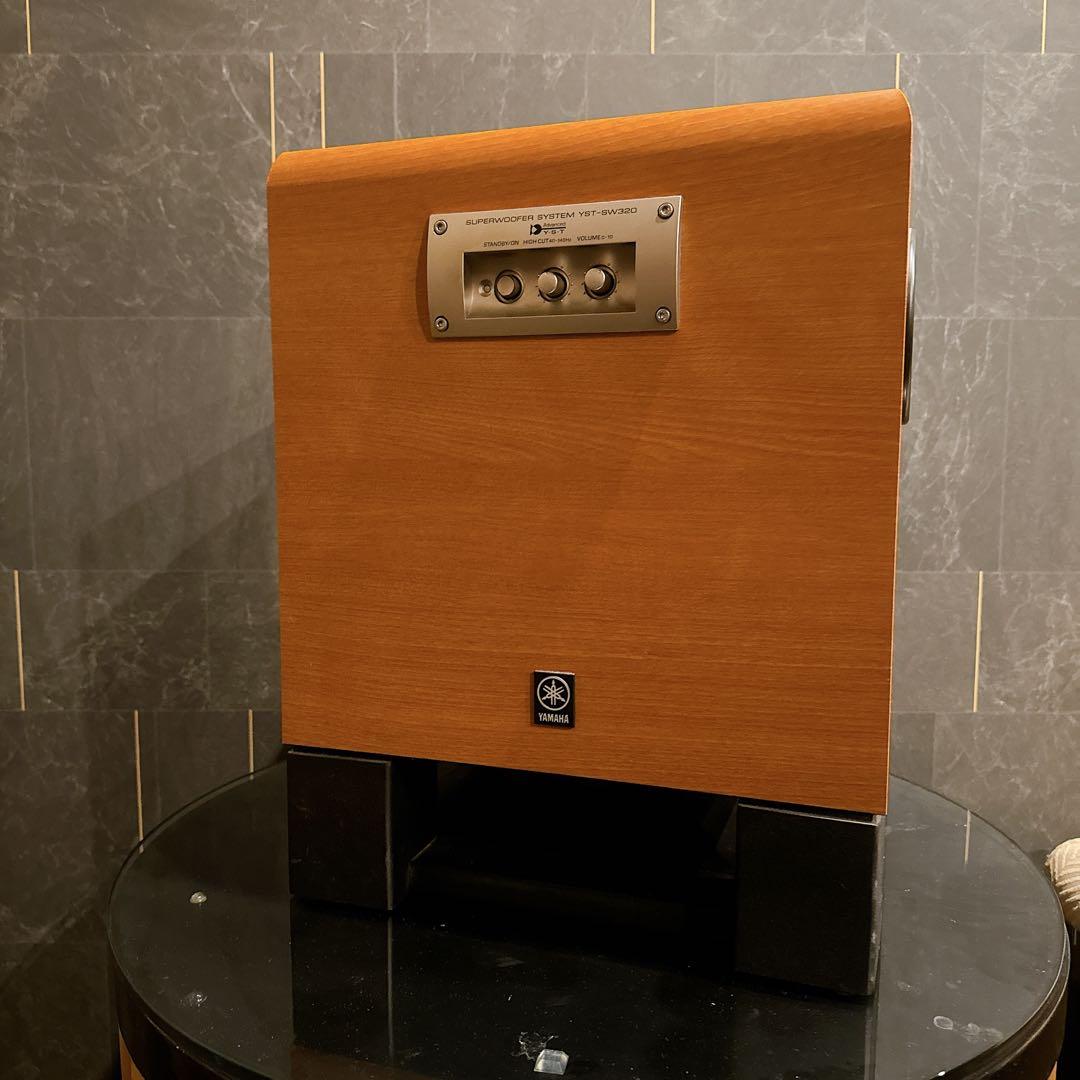 【美品】YAMAHA サブウーファー YST-SW320 ナチュラルウッド 【美品】YAMAHA サブウーファー YST-SW320 ナチュラルウッド