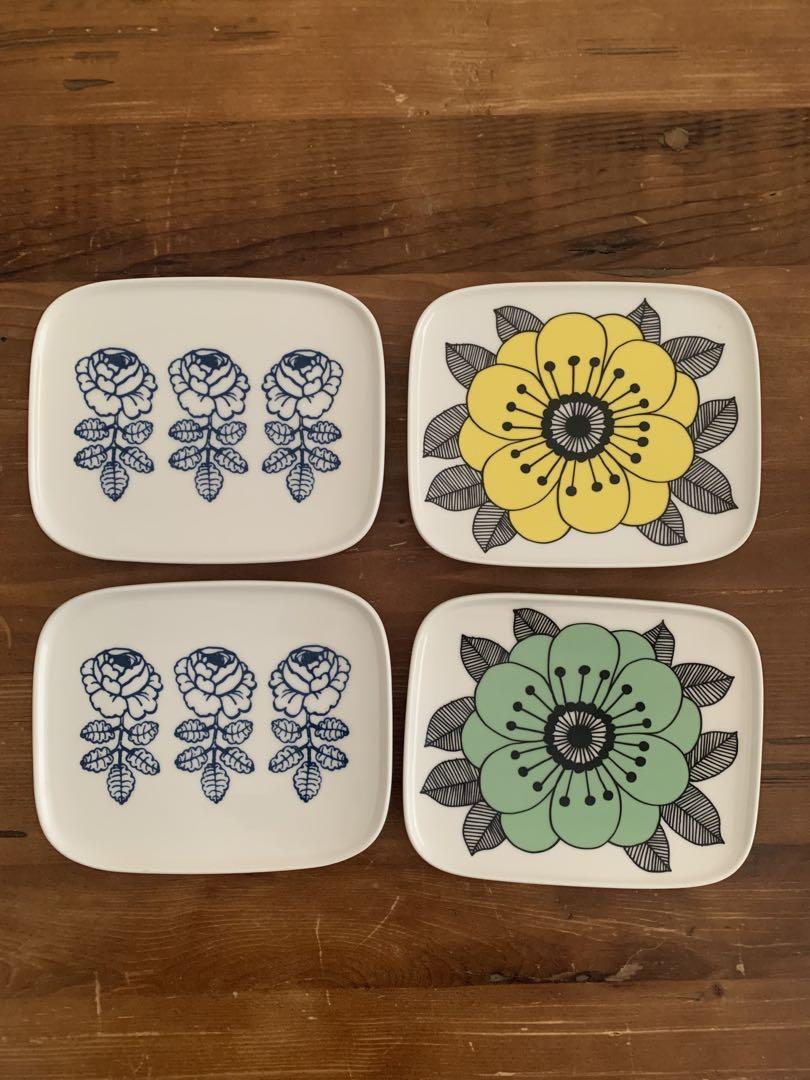 マリメッコ　marimekko お皿　４枚セット