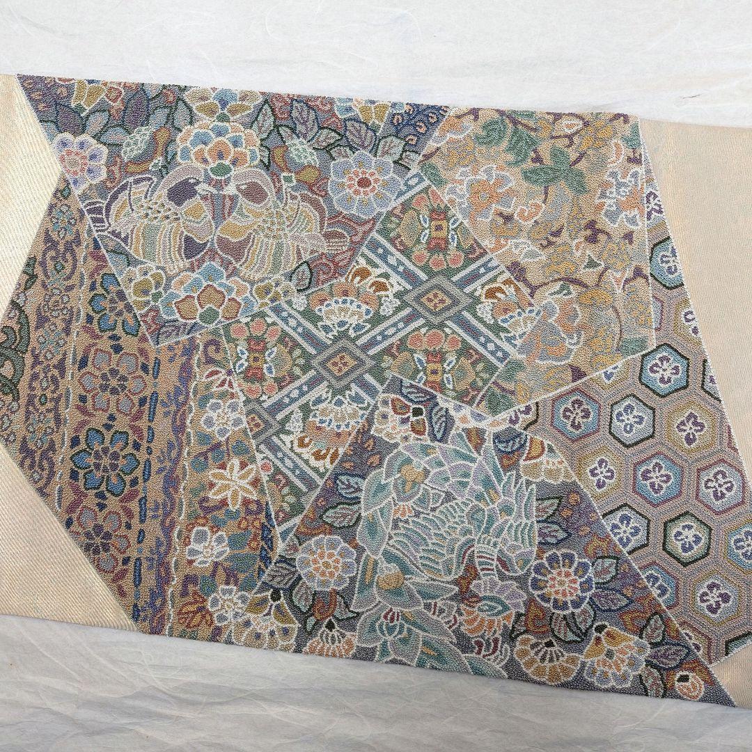 ☆相良刺繍☆袋帯　未使用　刺繍たっぷり　鳳凰　美品　豪華