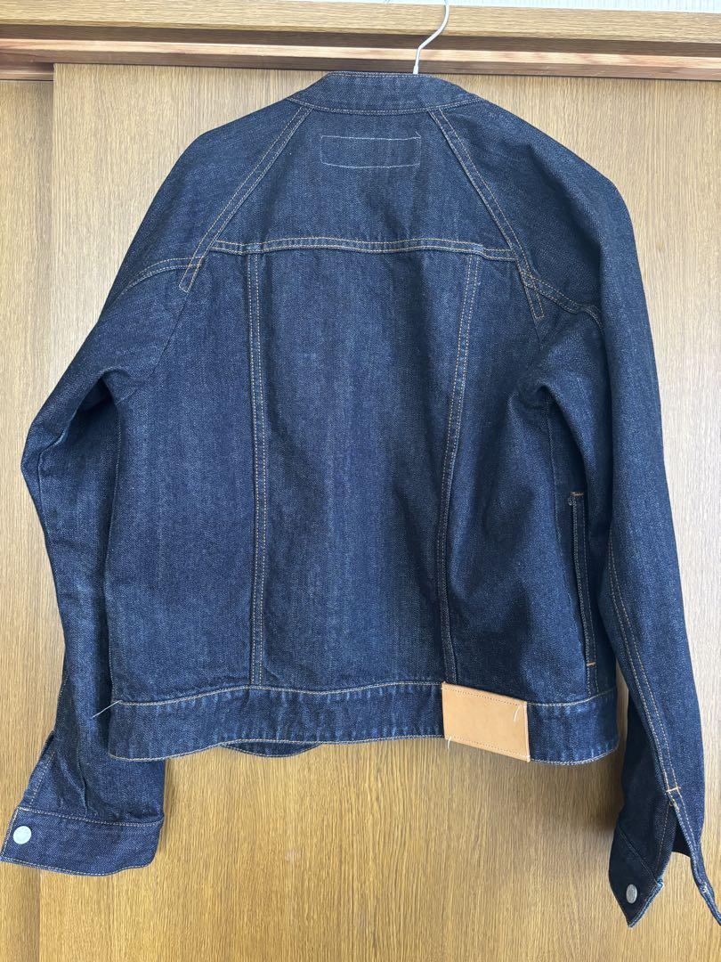 ホットなアイテム、ホットな節約 美品】Si-Si-Si（スースースー）ノーカラーデニムジャケット 36 ジャケット・アウター