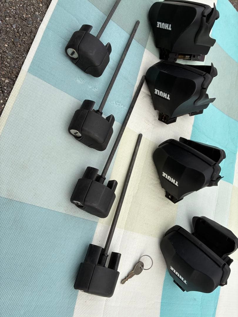 thule th862 th755 エアロバー スーリー傷や汚れあり BRIGHTFACE_UK