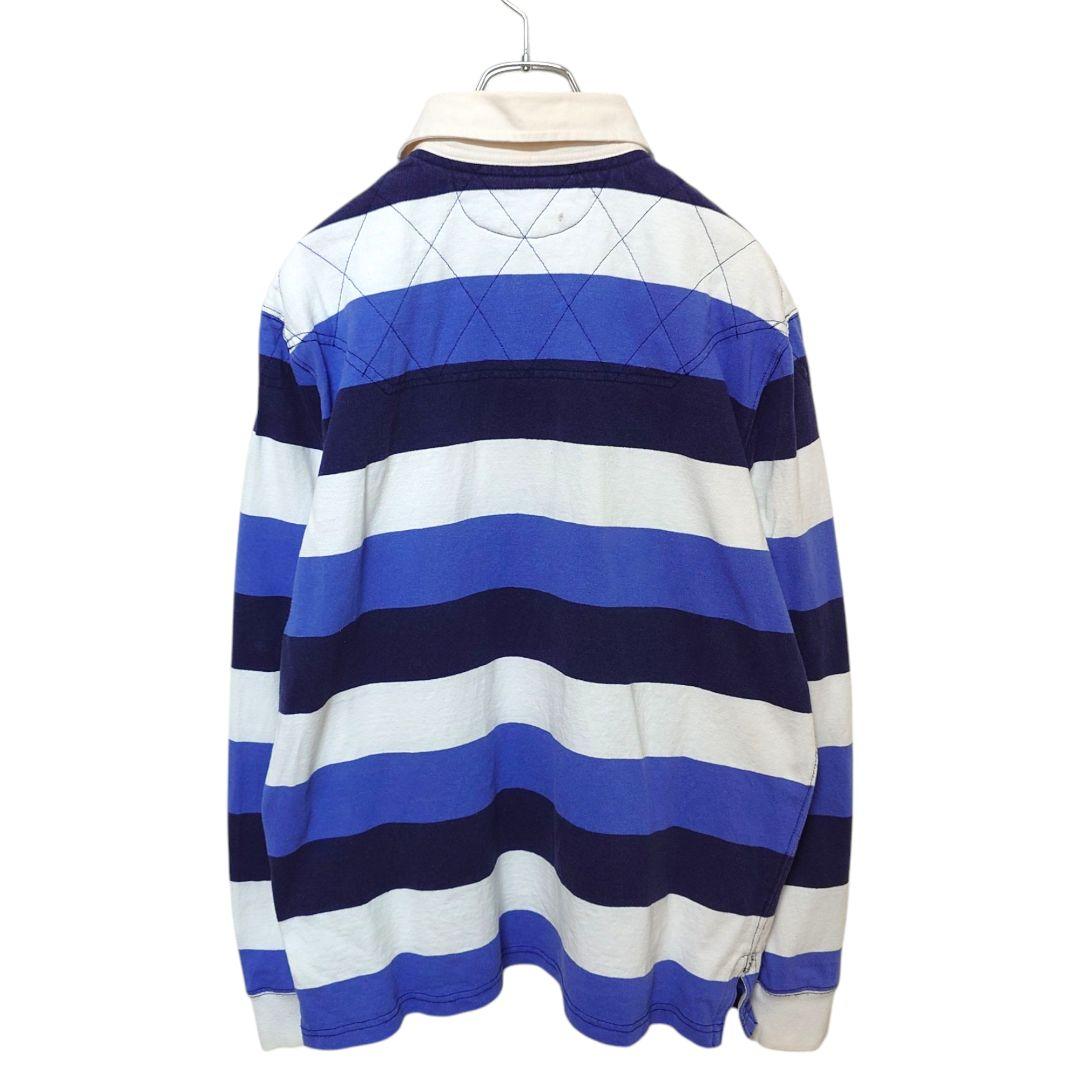 交換無料！ POLO Ralph A-3625 ボーダーラガーシャツ Lauren】90s ウェア