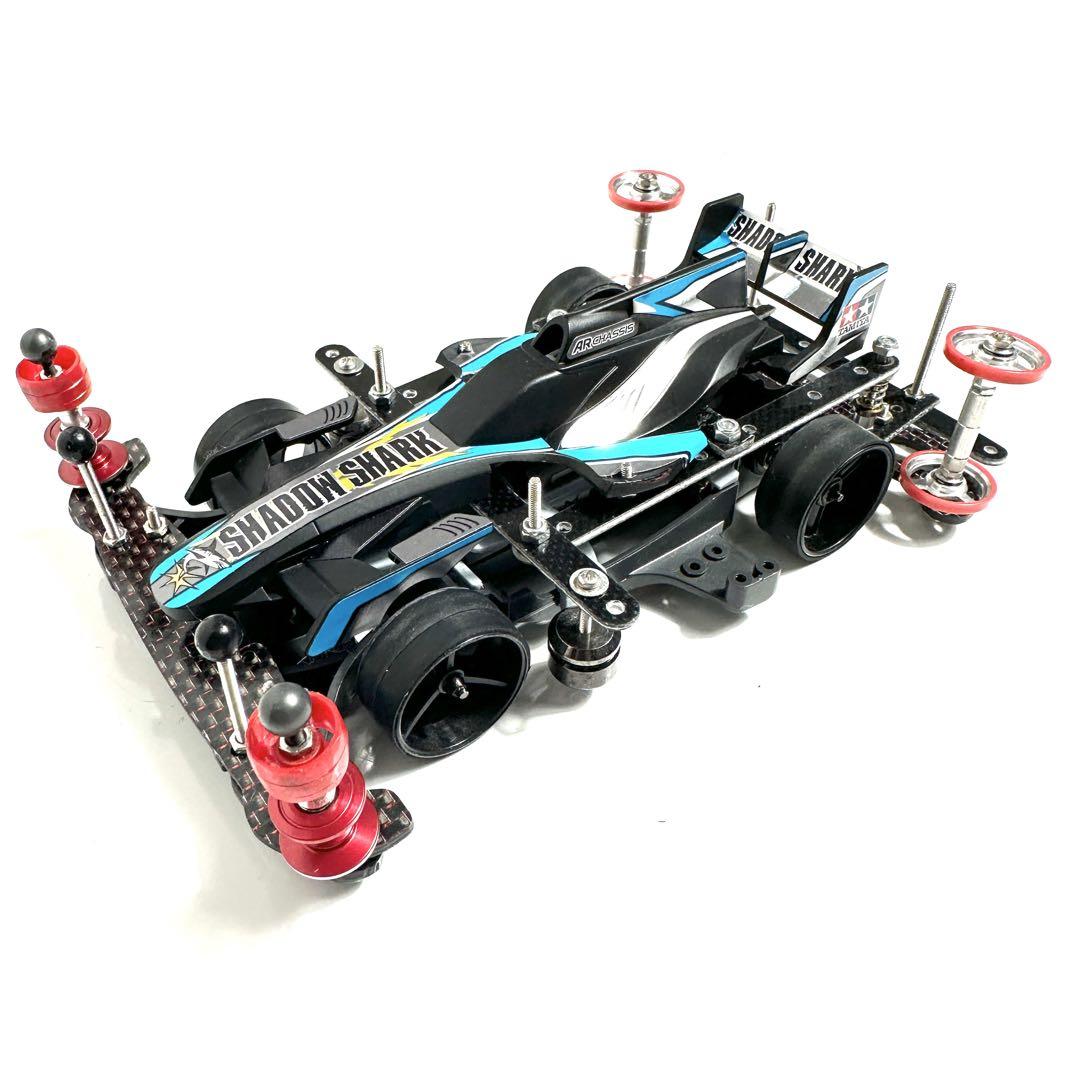 ミニ四駆 車体 カーボン アルミローラー 引退