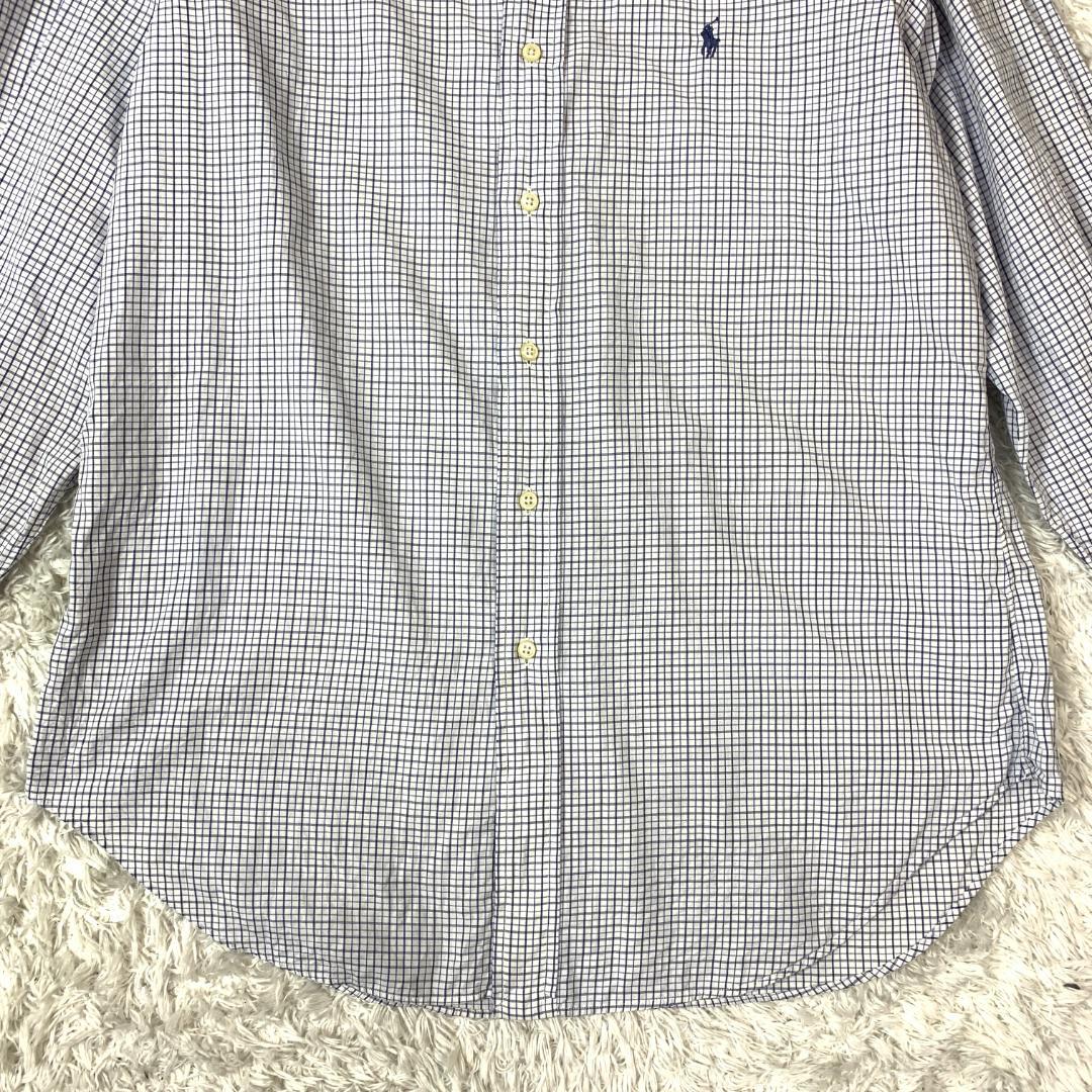 ポロバイラルフローレン 長袖シャツ ブルー系 41-84 B526