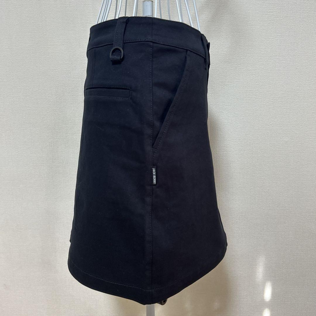 ★新品タグ付き★ジャックバニー  2WAY黒ストレッチツイルスカート サイズ1★