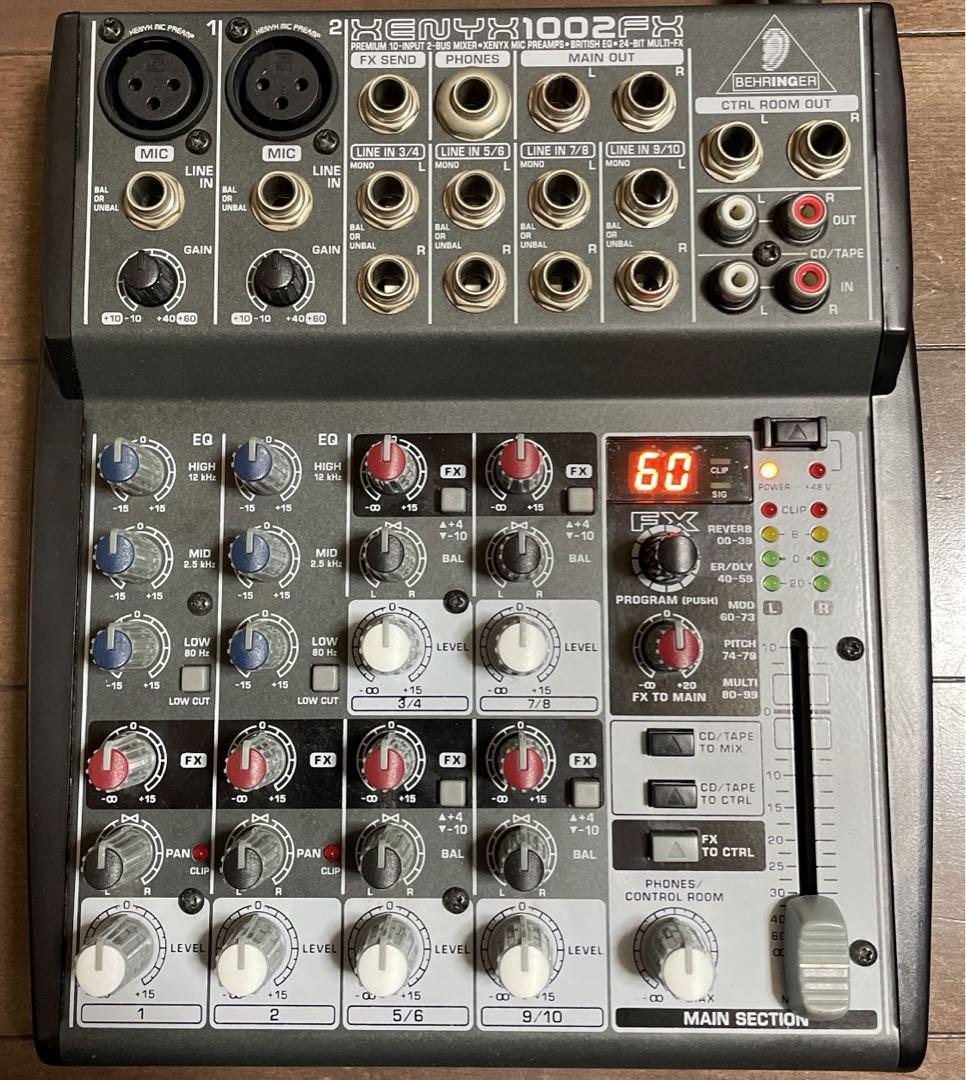 配信機器・PA機器・レコーディング機器 BEHRINGER XENYX 1002fx Behringer | Product | 1002FX