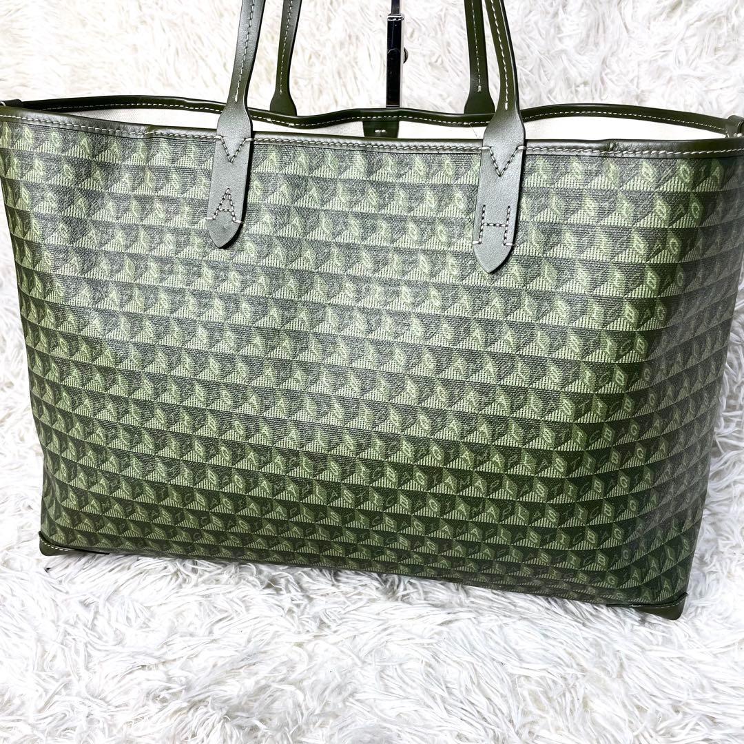 アニヤハインドマーチ　トートバッグ　スマイル　ウインク　大容量