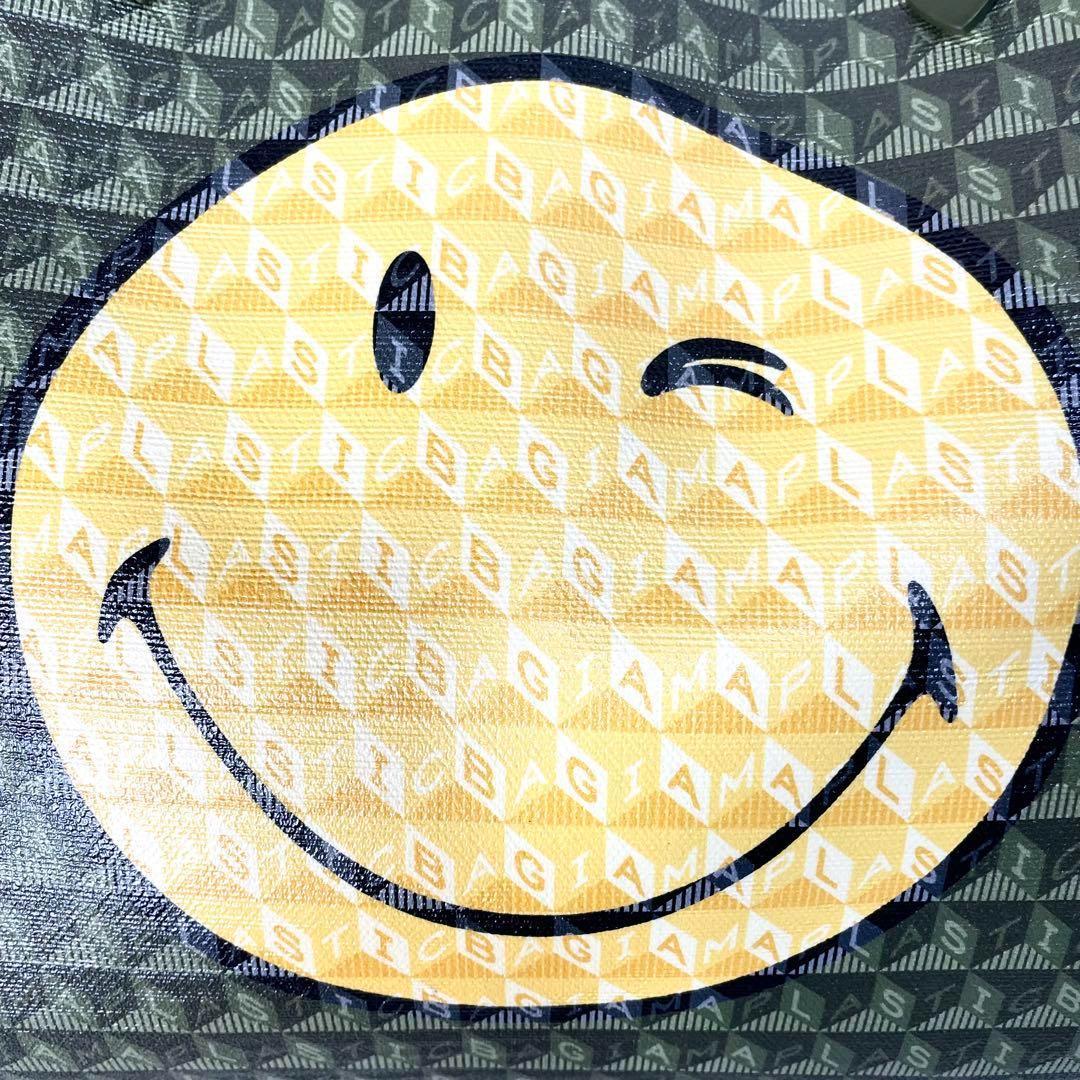 アニヤハインドマーチ　トートバッグ　スマイル　ウインク　大容量