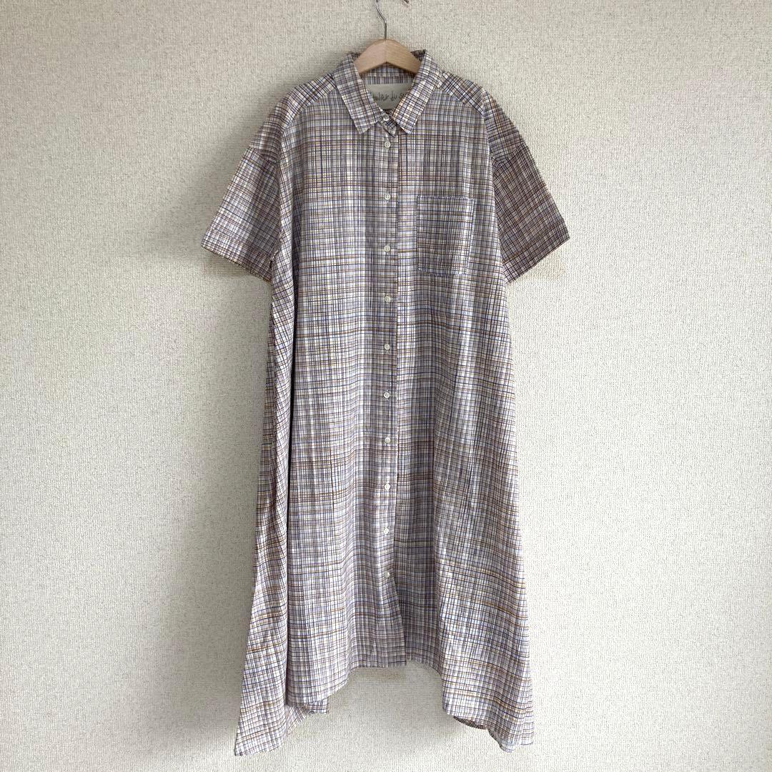 l'atelier du savon チェックシャツワンピース | www.thesheetalgroup.com