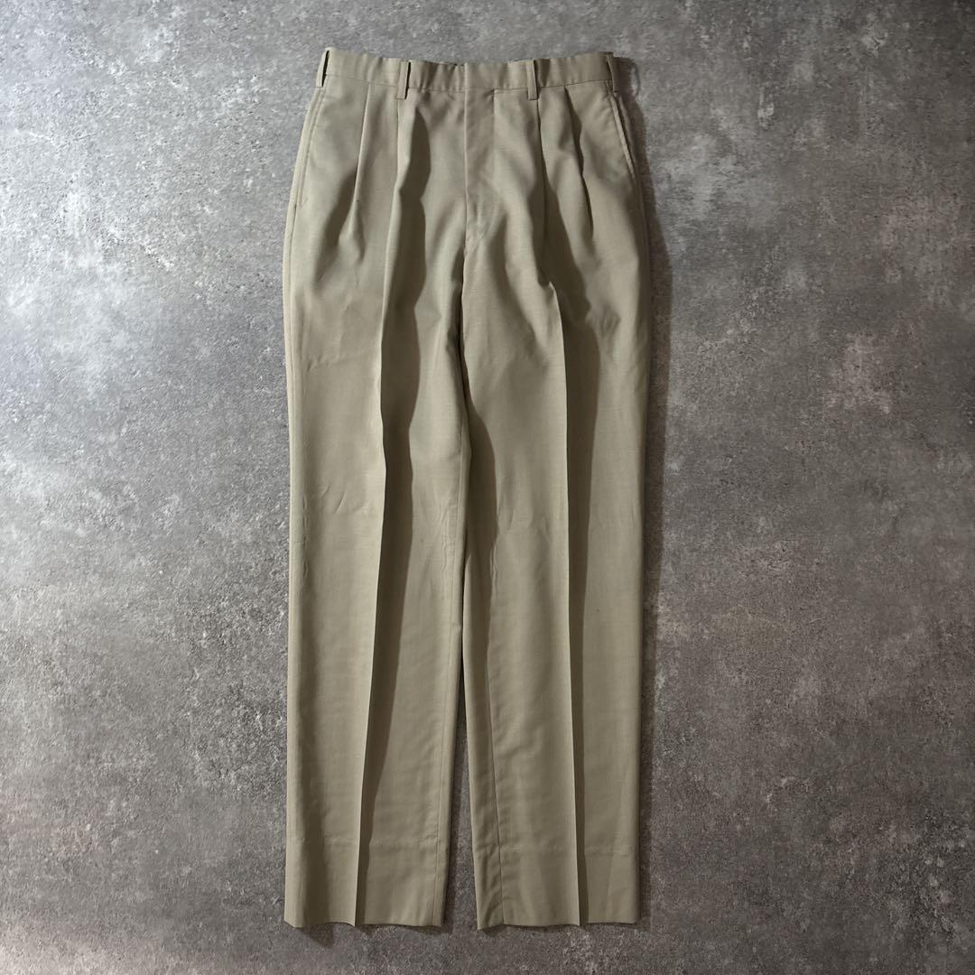 NO.99 【vintage】 セットアップ ダブル ピンズ　ネクタイ ベージュ