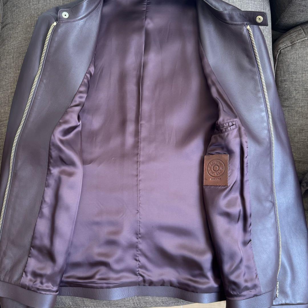 【カリブロ12】（CALIBRO12）レザーブルゾン NAPPA NEW MAX