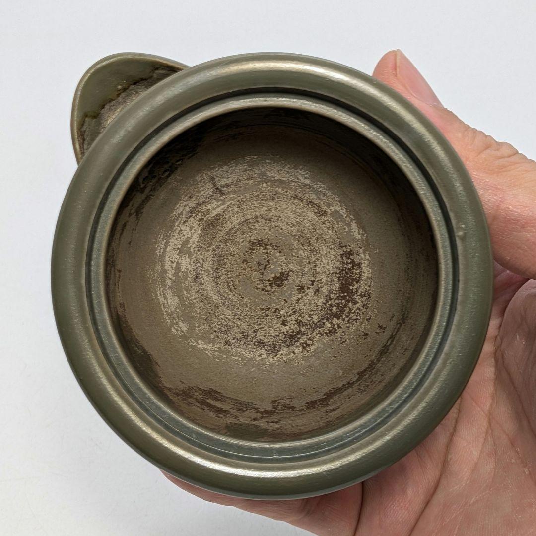 藤田龍峰 青備前石目煎茶器（宝瓶・湯冷まし・煎茶碗5客） 合箱合布 備前焼 急須 藤田龍峰 青備前石目煎茶器（宝瓶・湯冷まし・煎茶碗5客）