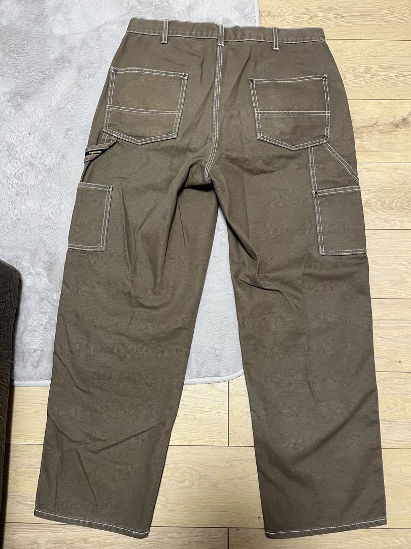 supreme Double Knee Canvas Painter Pant