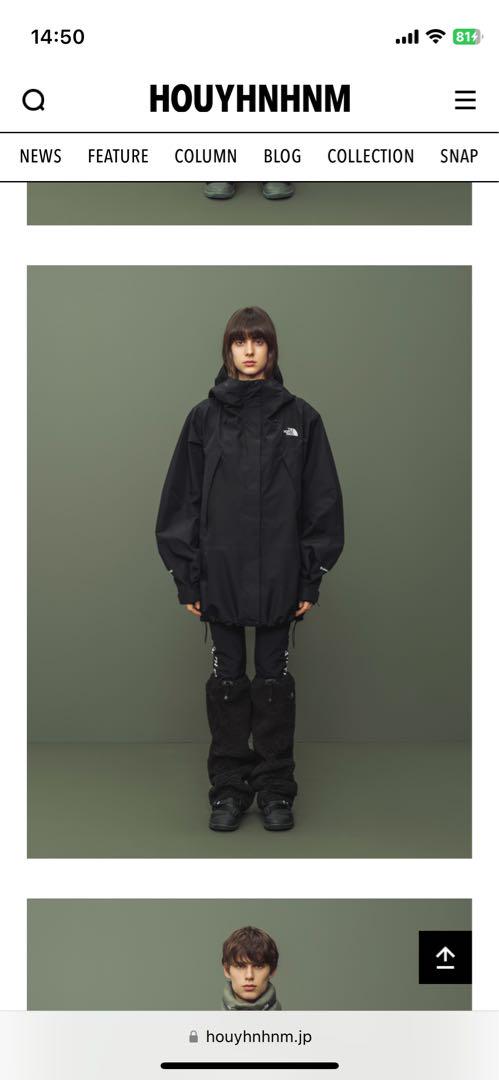 HYKE✖️THE NORTH FACE レッグウォーマー　ブラック　黒