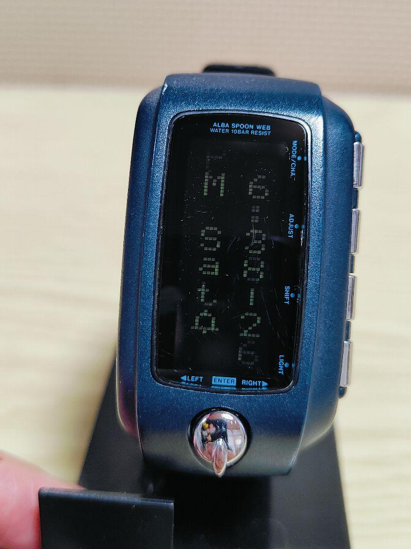 レア VINTAGE 1998's ALBA W441-4000 デジタル腕時計