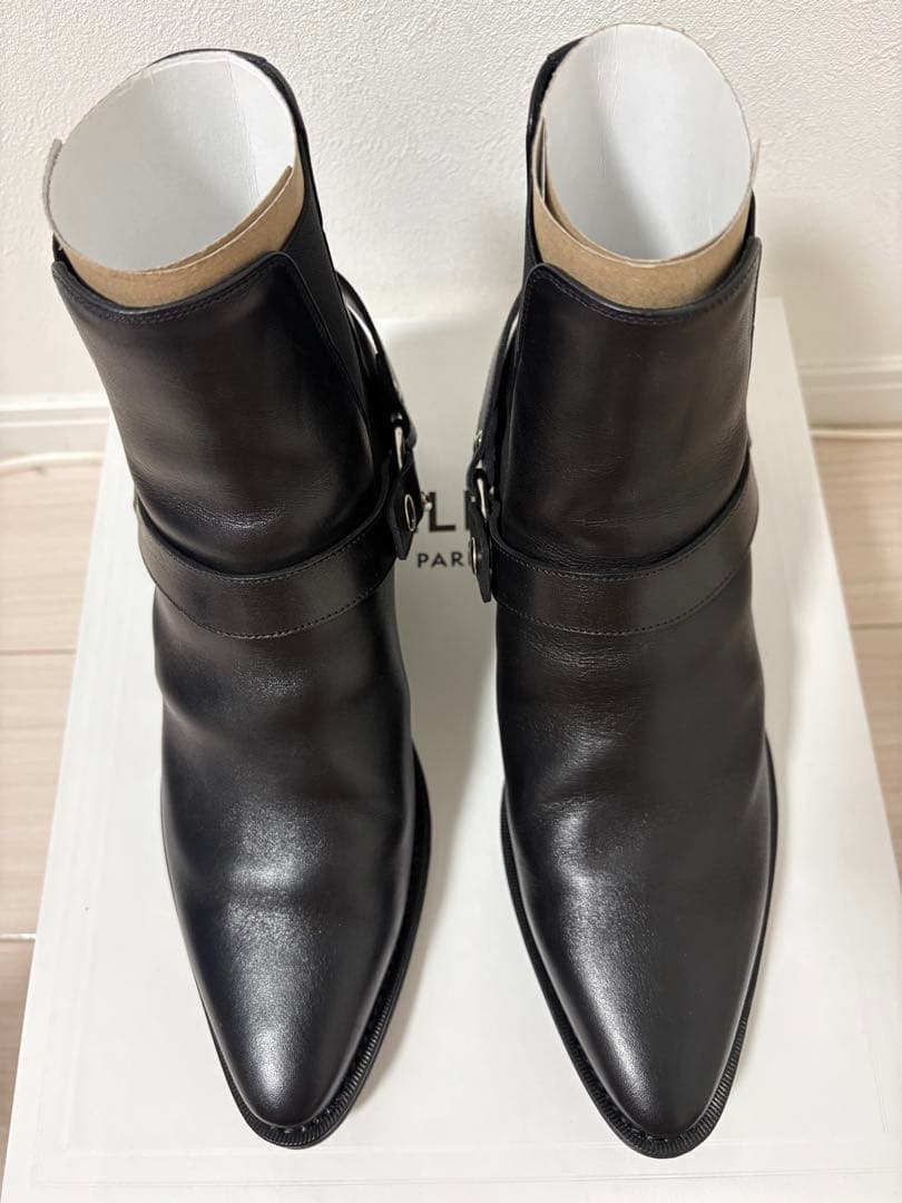 CELINE カマルグ バイカー チェルシーブーツ25.5cm・CELINE MEDICALDB_JP