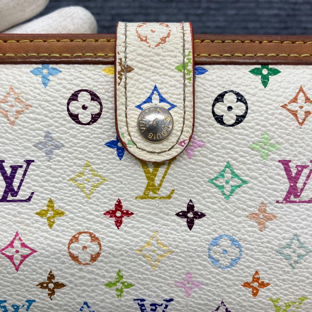 LOUIS VUITTON 二つ折り財布 がま口 マルチカラー 4109 LOUIS VUITTON 二つ折り財布 がま口 マルチカラー 4109