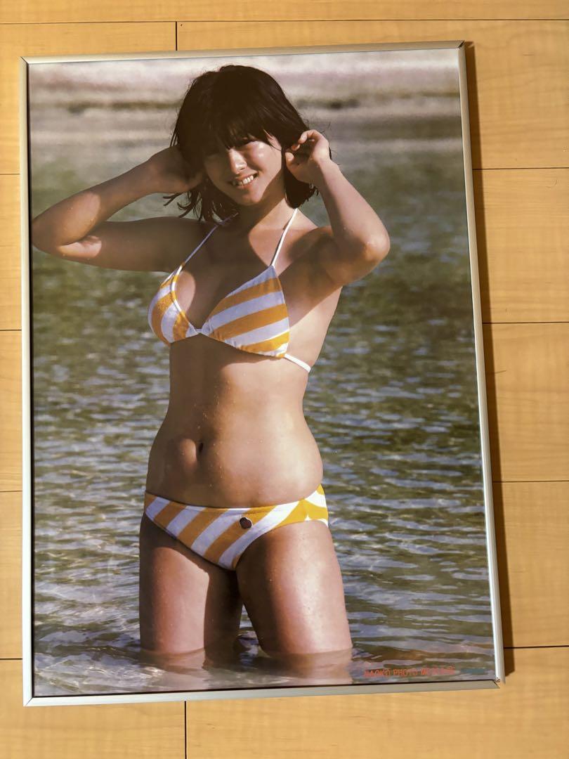 【フレーム付き】河合奈保子 水着ポスター