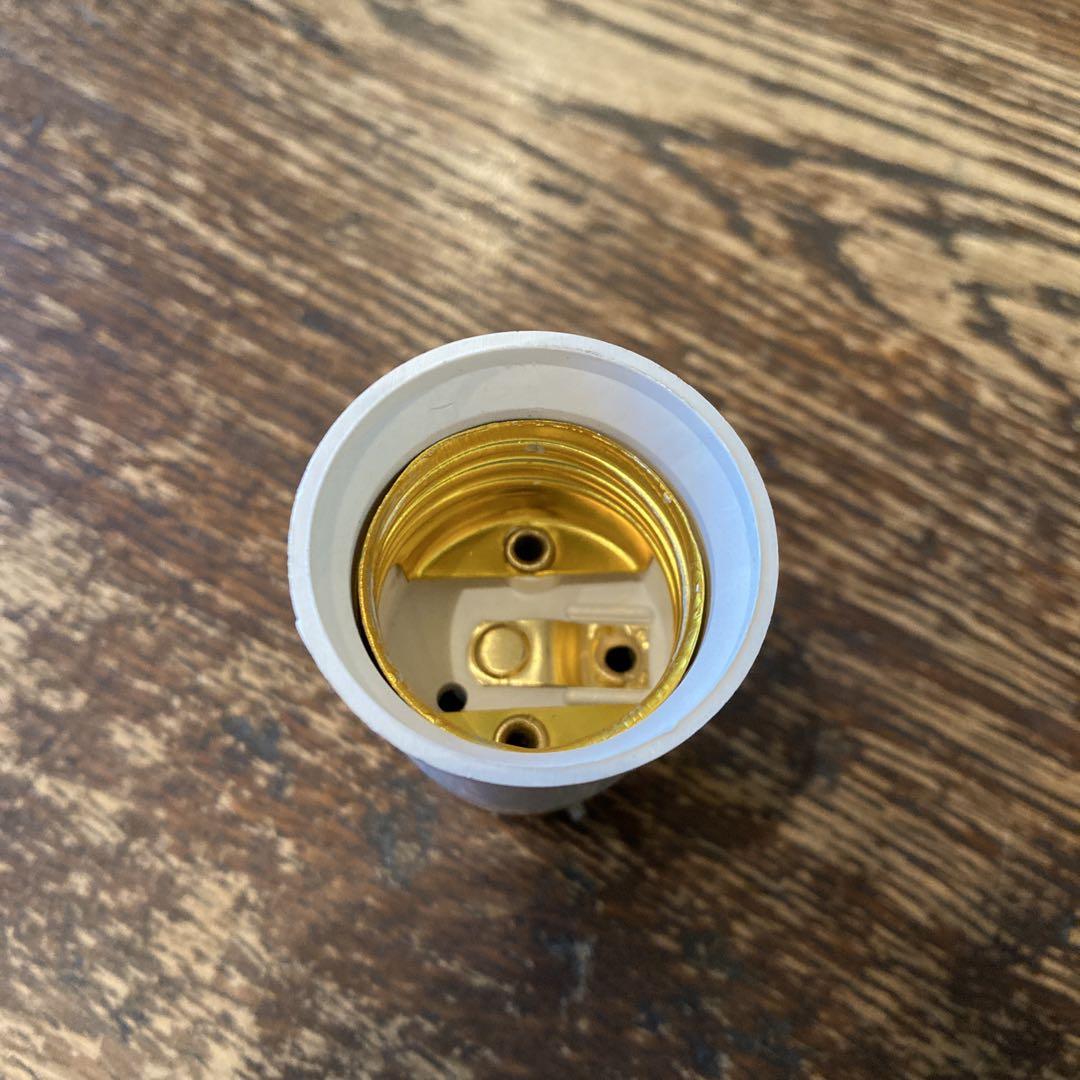 イギリス　アンティーク　木製フロアランプ クリーム色シェード