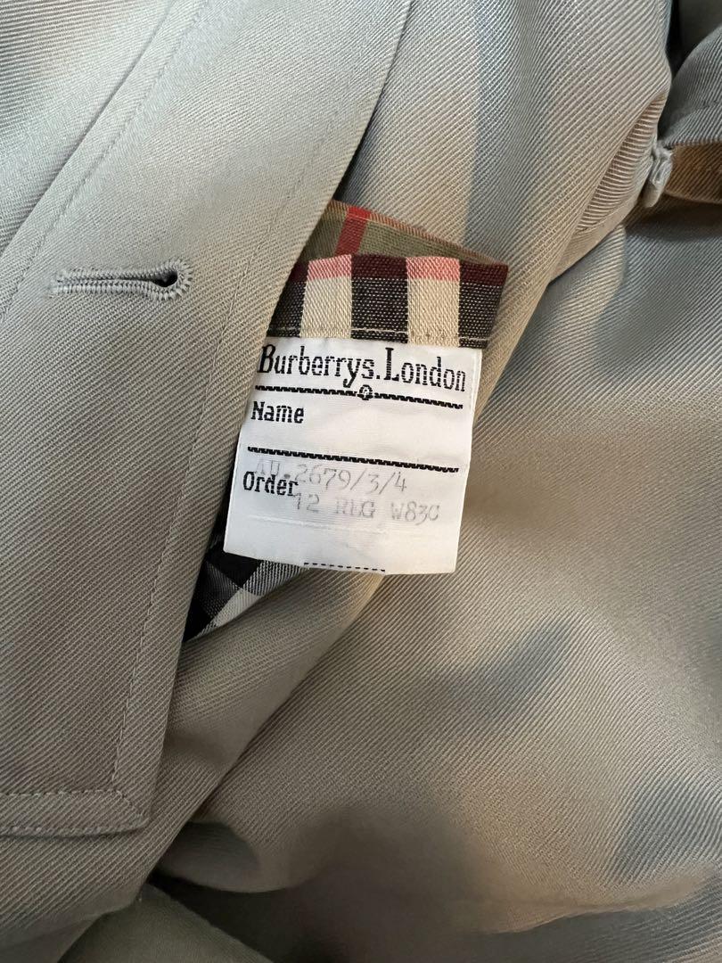 美品 90年代 Burberryトレンチコート Made in England