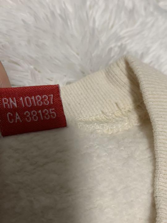 人気通販 Supreme Cutout Logo Crewneck natural M IdSvF-m90101778170 大人気最新作
