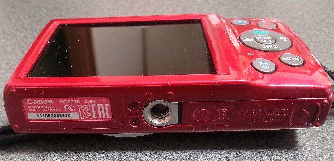 動作確認済】Canon IXY 180 PC2275 レッド