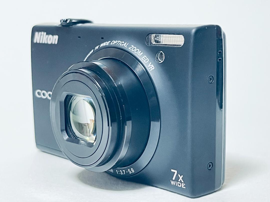 極美品】Nikon ニコン COOLPIX S6100 ブラック Eng OK - メルカリ