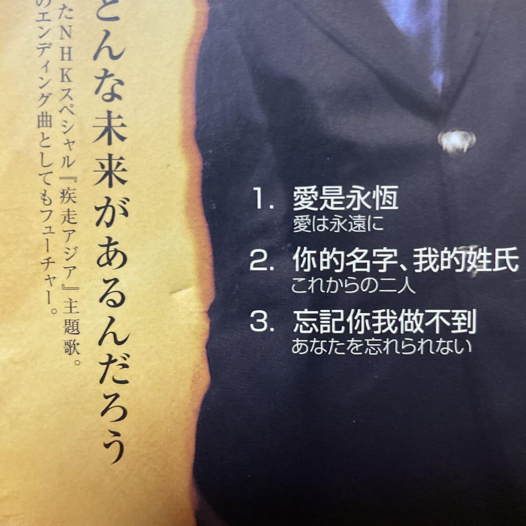 ジャッキー・チュン 張學友 愛は永遠に 8cm cd 希少 Amazon.co.jp: ラスト1点 未開封 ジャッキー・チュン 張學友 愛