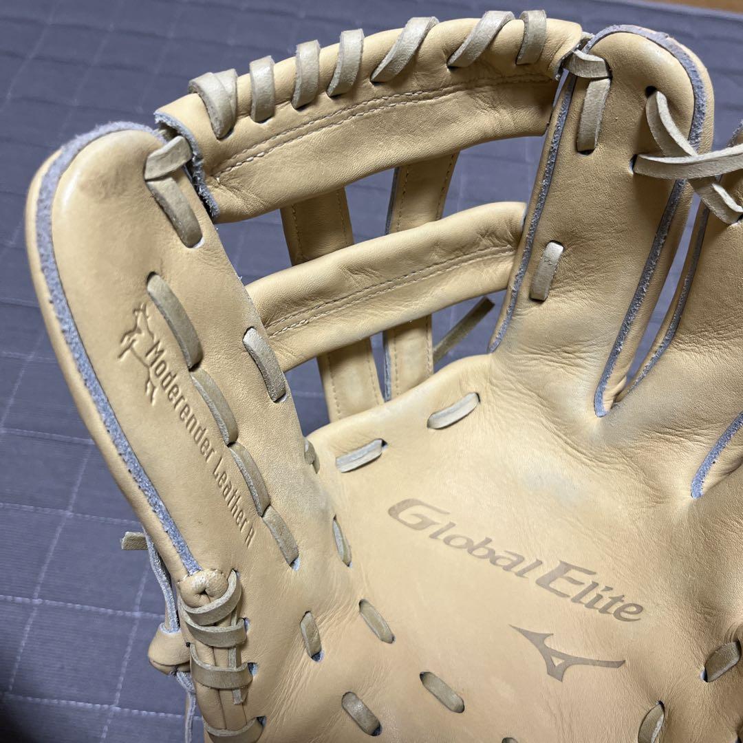 ミズノ軟式野球グローブ　グローバルエリート内野手用