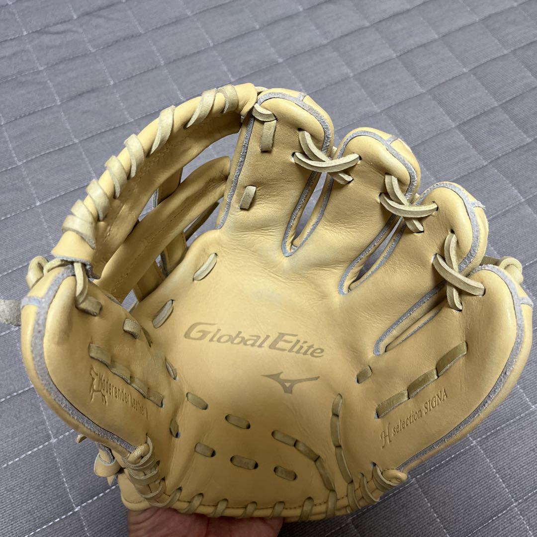ミズノ軟式野球グローブ　グローバルエリート内野手用