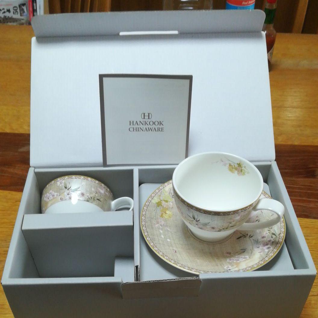 HANKOOK CHINAWARE ペアティーカップ