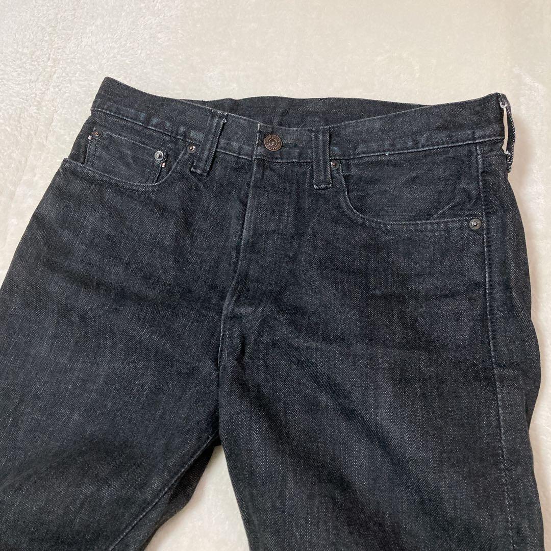 FULL COUNT フルカウント ストレート セルビッチ デニム W31 BK