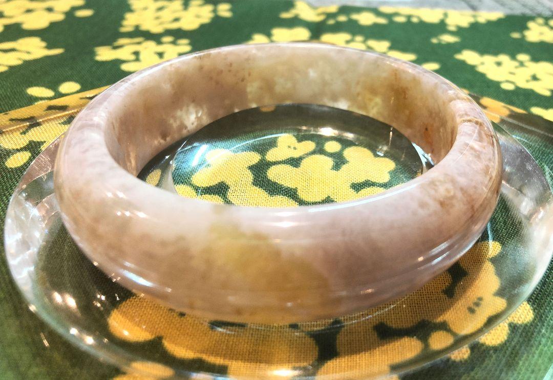 桜の瑪瑙 桜メノウバングル㉞ 52mm 天然石 - メルカリ