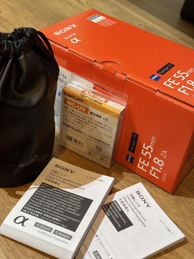 【美品】SONY ZEISS FE55mm F1.8 ZA 単焦点レンズ