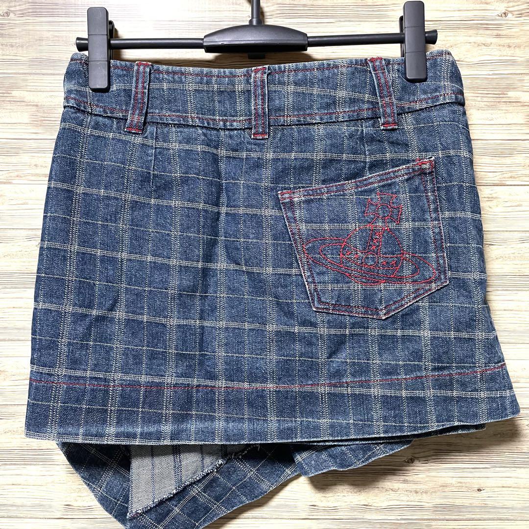 良品 vivian westwood デニム スカート レッドレーベル サイズ2