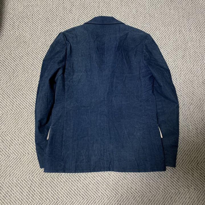 美品 Re made in tokyo japan テーラードジャケット ブルー 3N46X-m90114117079 特価人気