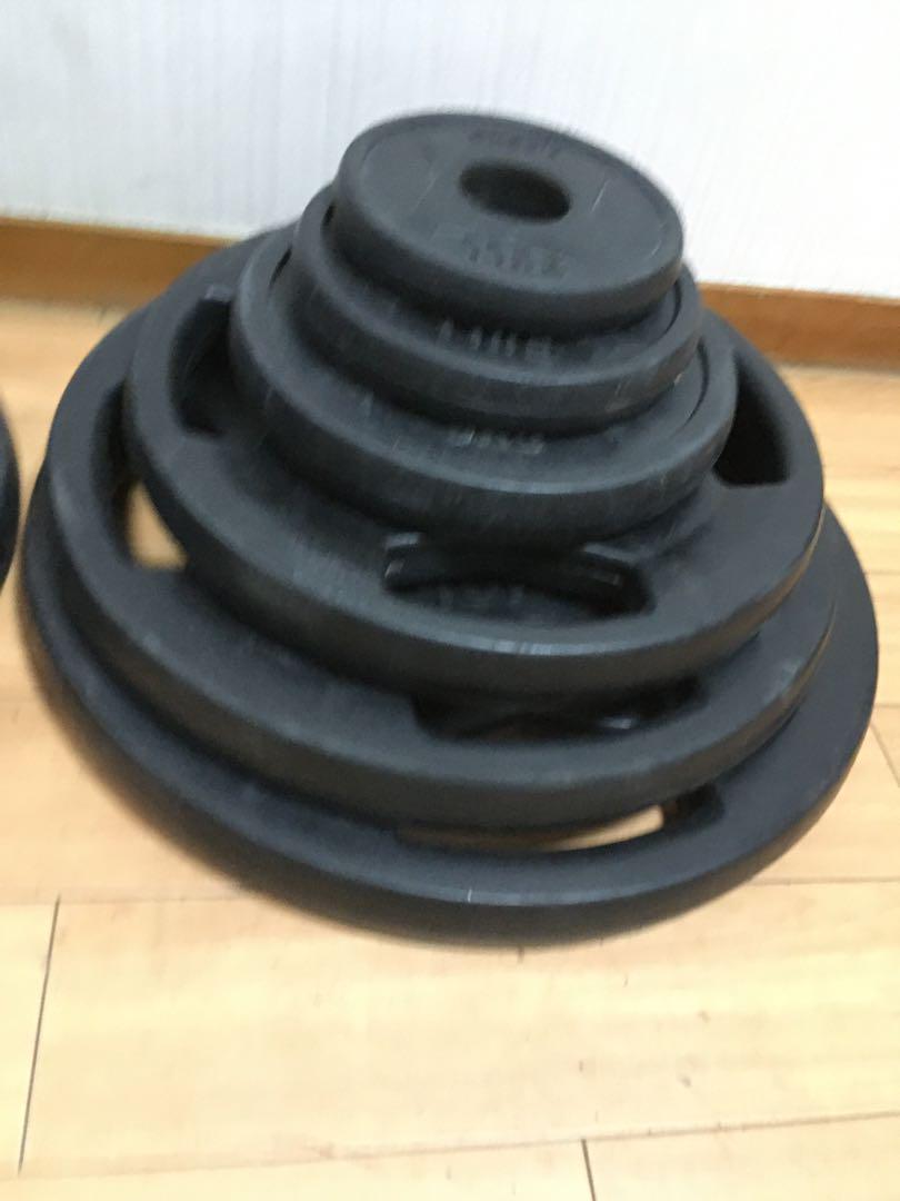 Tt 専用BULL ラバーオリンピック　プレートセット 計107.5Kg