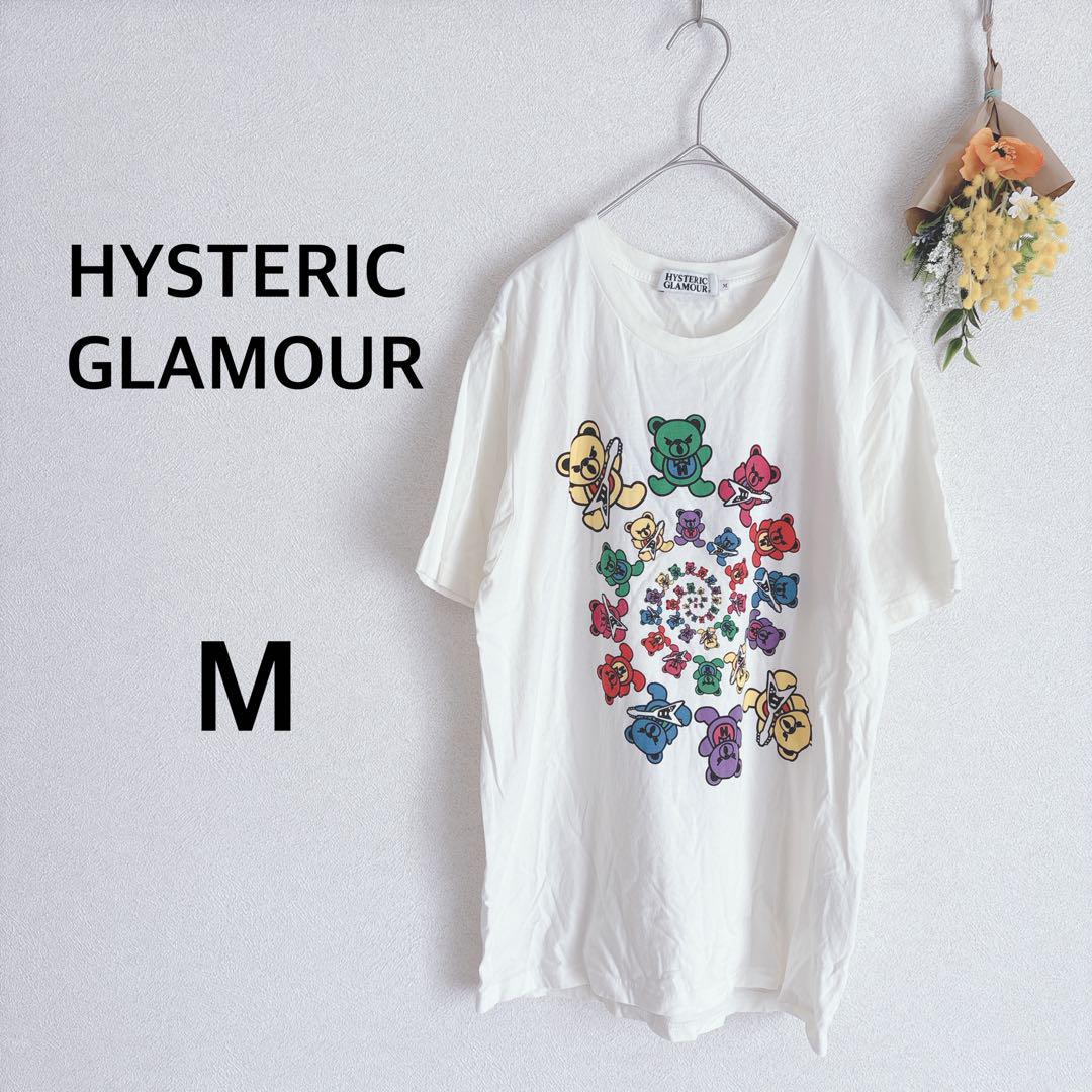 ヒステリックグラマー　Ｔシャツ　プリント　白　Ｍ　カジュアル