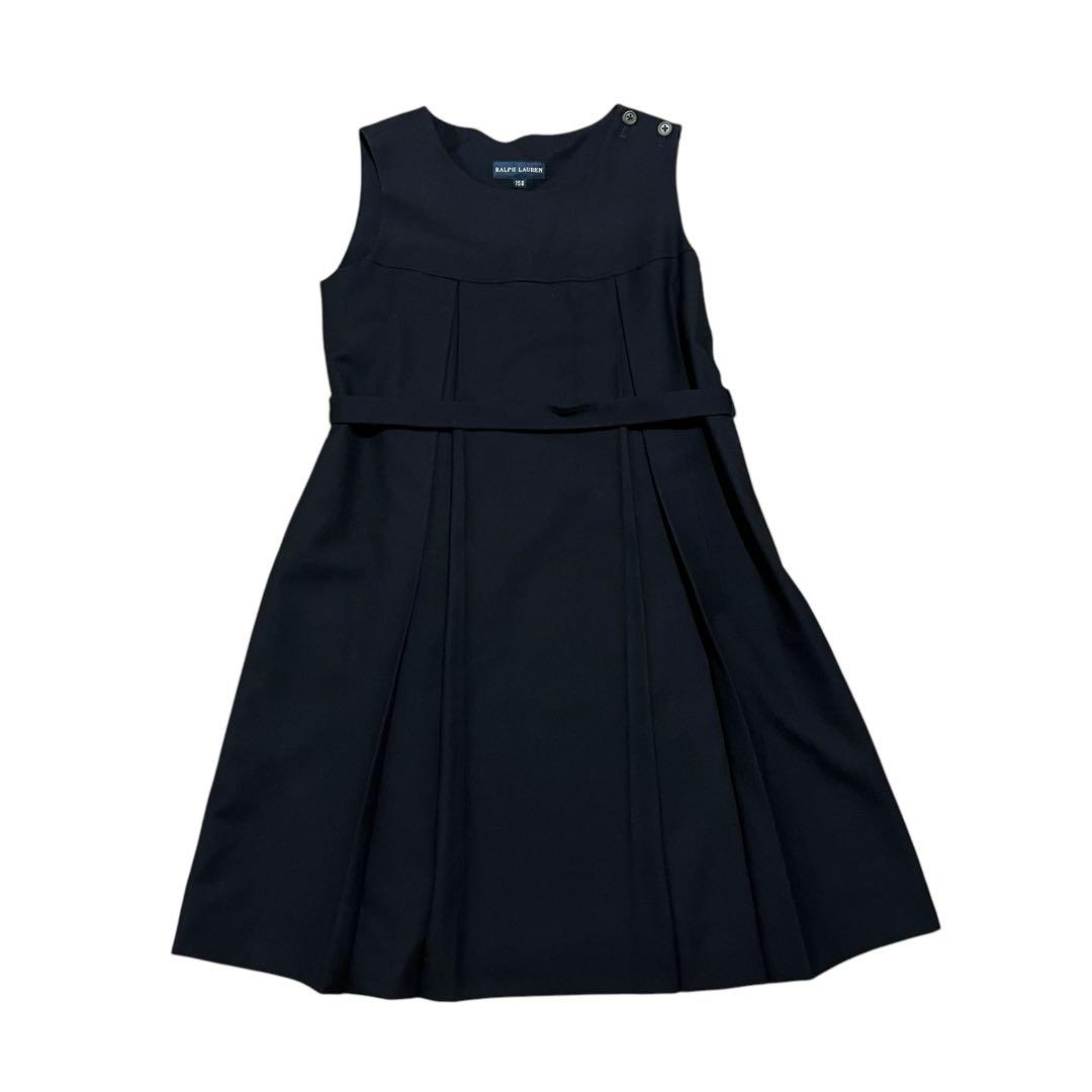 【美品】ralph lauren ラルフローレン 金ボタン ダブル ワンピース