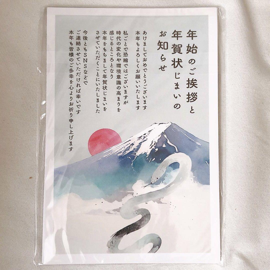 年賀状じまい2025（新年お知らせ）私製10枚入り【特選デザイナーズ】パピレイ Amazon | 年賀状じまい2025（新年お知らせ）私製10枚入り【特選