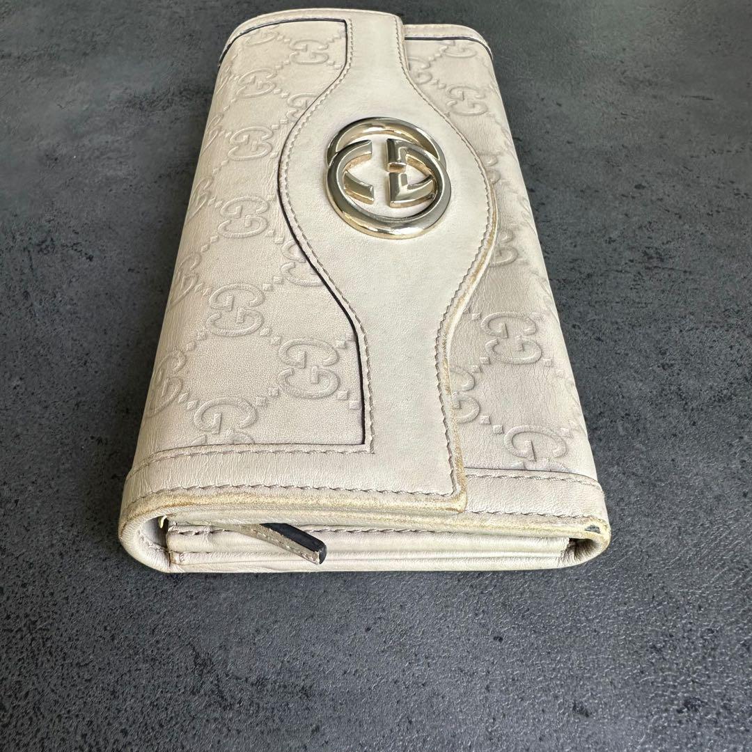 小物 GUCCI Guccishima Sooky Long wallet Ivory