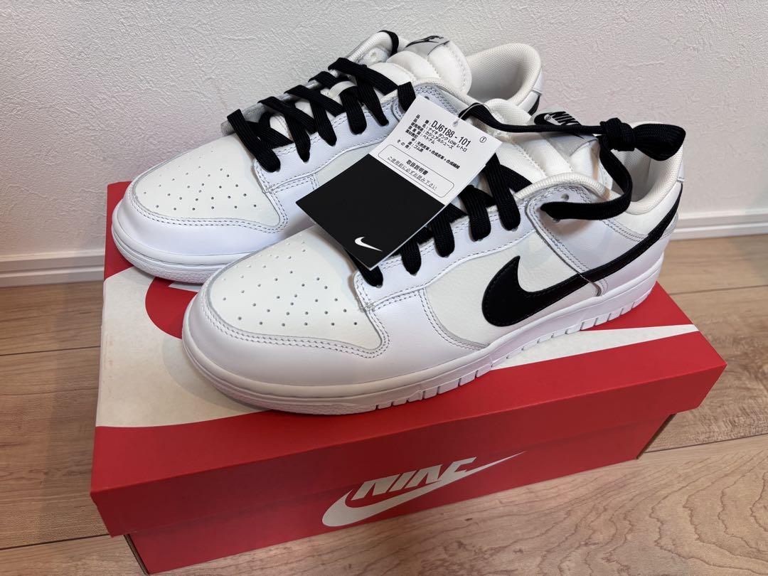 【新品】Nike Dunk Low \"Black/White\" 27.5