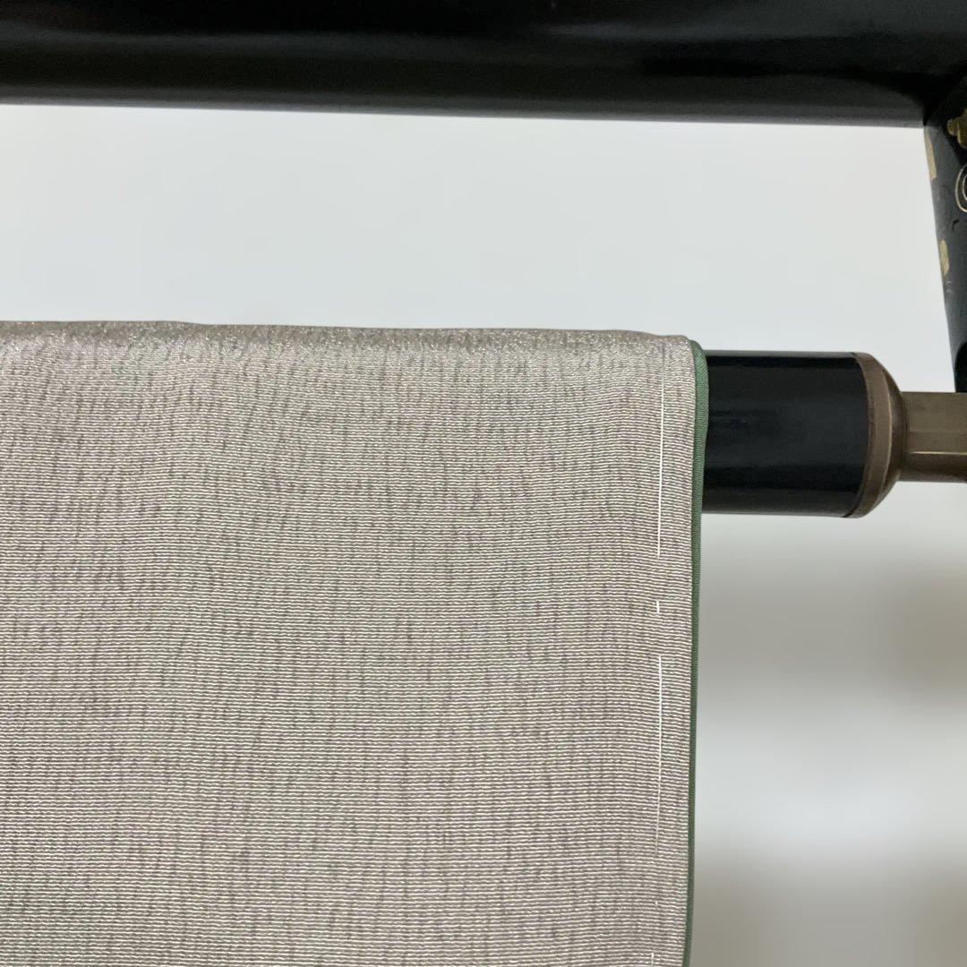 No.2594 未使用シリーズ正絹作家物橘扇面訪問着　落款　美品