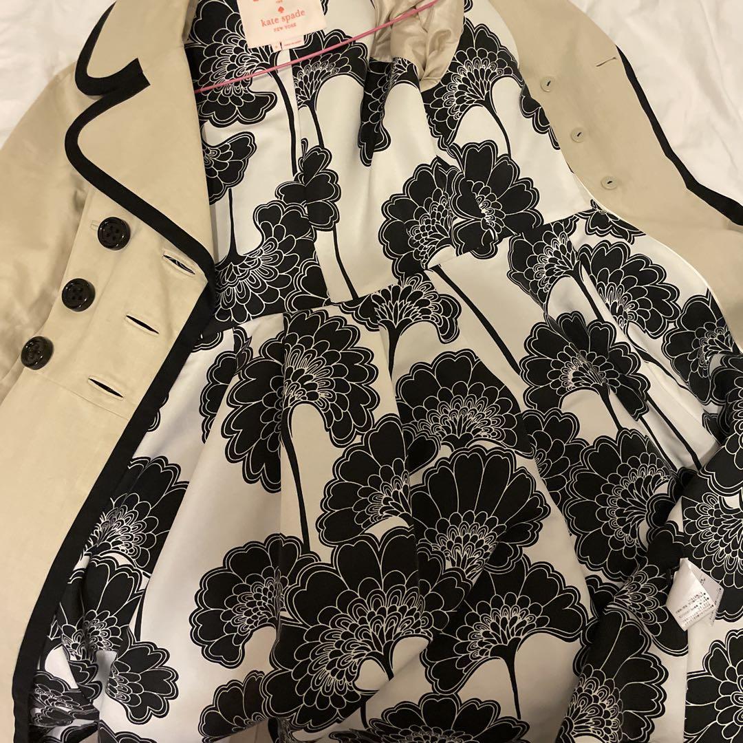 kate spade べージュ　トレンチコート サイズ0
