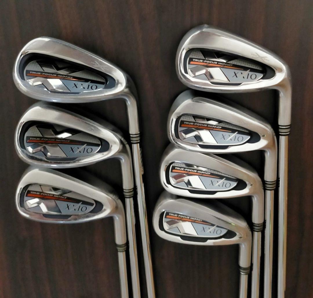 ゼクシオ10 7本 セット XXIO10 テン アイアン　870gh s ns