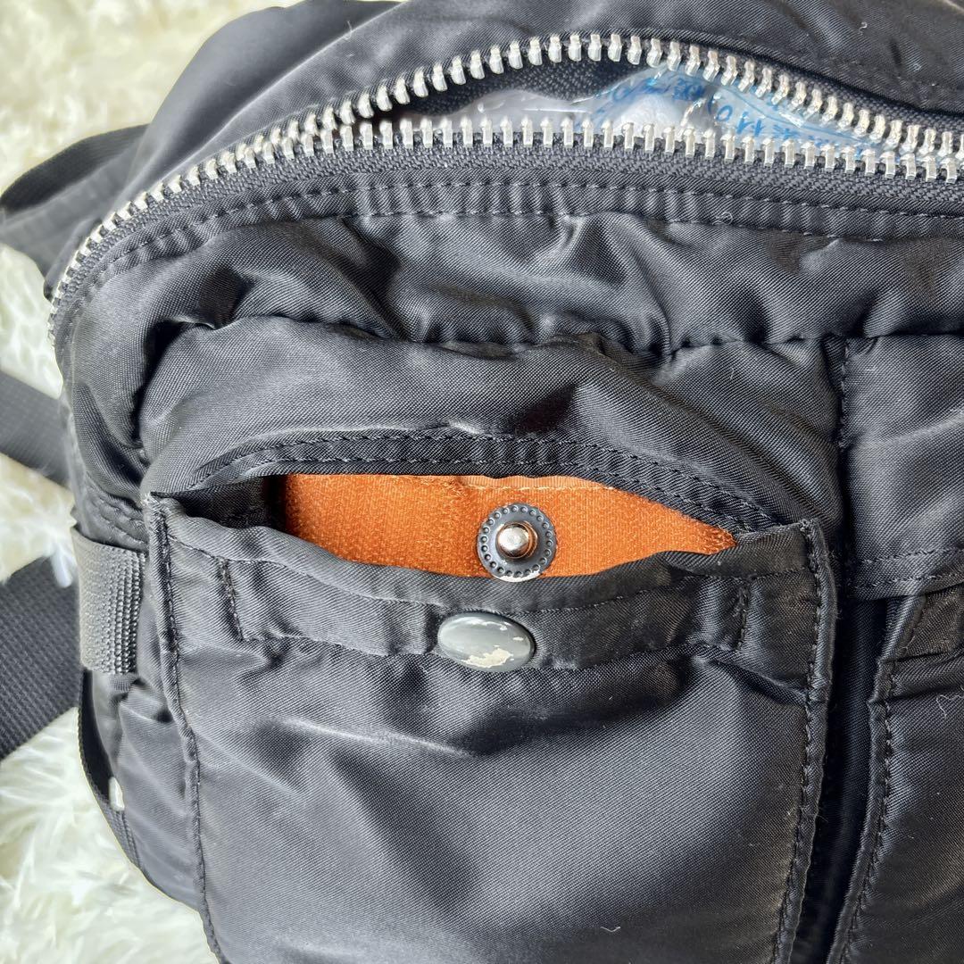 【美品】PORTER ボディバッグ　ショルダーバッグ　タンカー　黒 ブラック