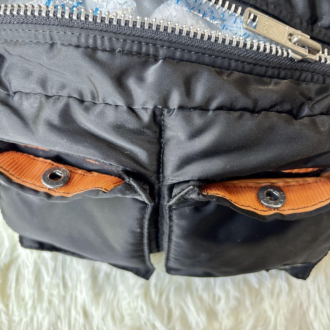【美品】PORTER ボディバッグ　ショルダーバッグ　タンカー　黒 ブラック