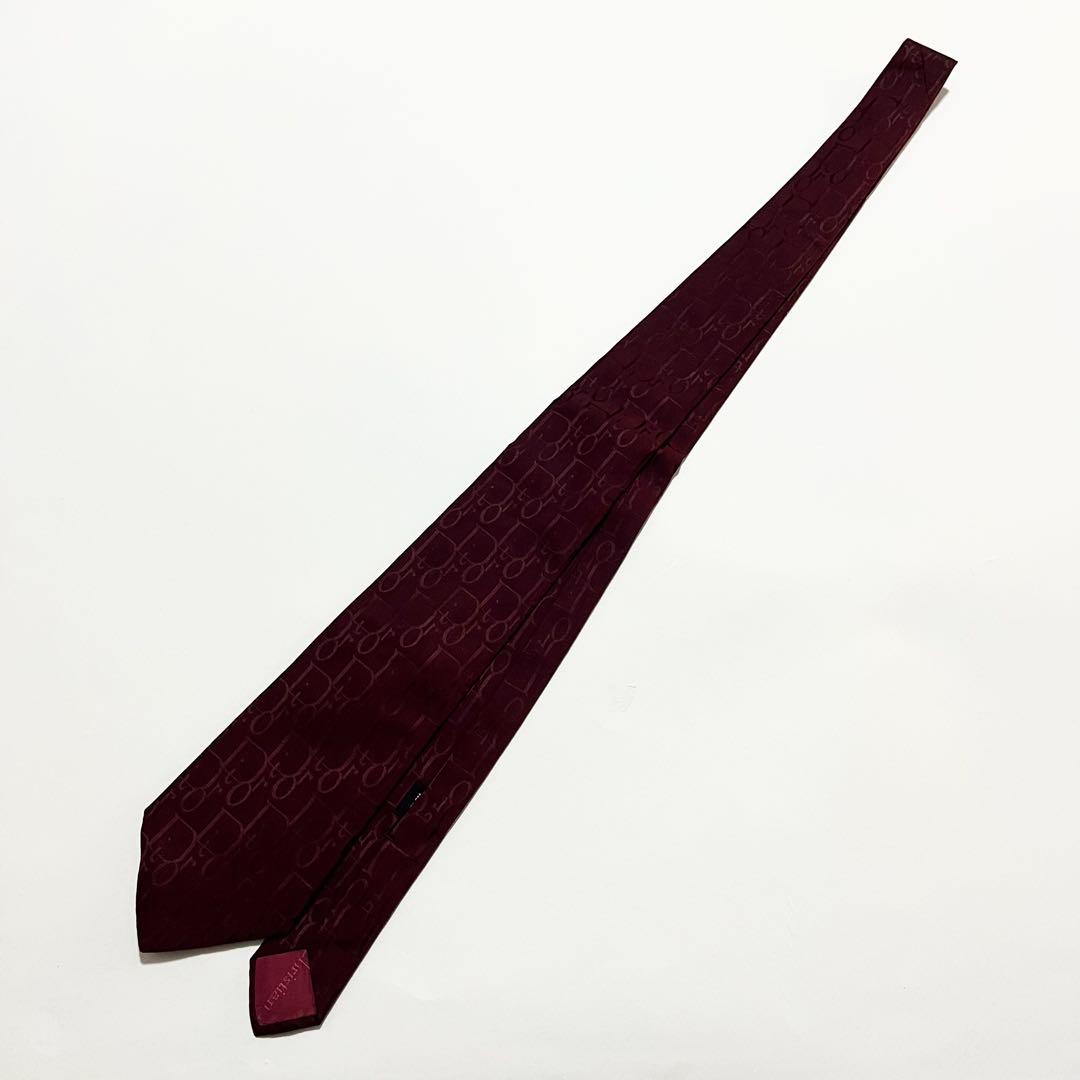 極美品】クリスチャンディオール ネクタイ トロッター柄 シルク100