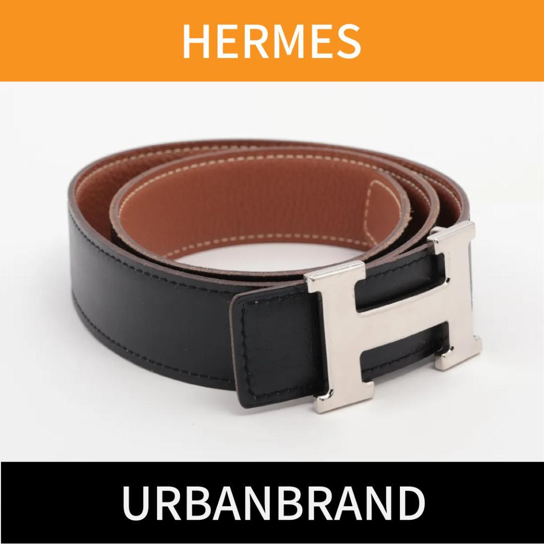 エルメス　コンスタンスベルト　70 美品 良品 HERMES エルメス コンスタント ベルト 70 メンズ 黒×茶